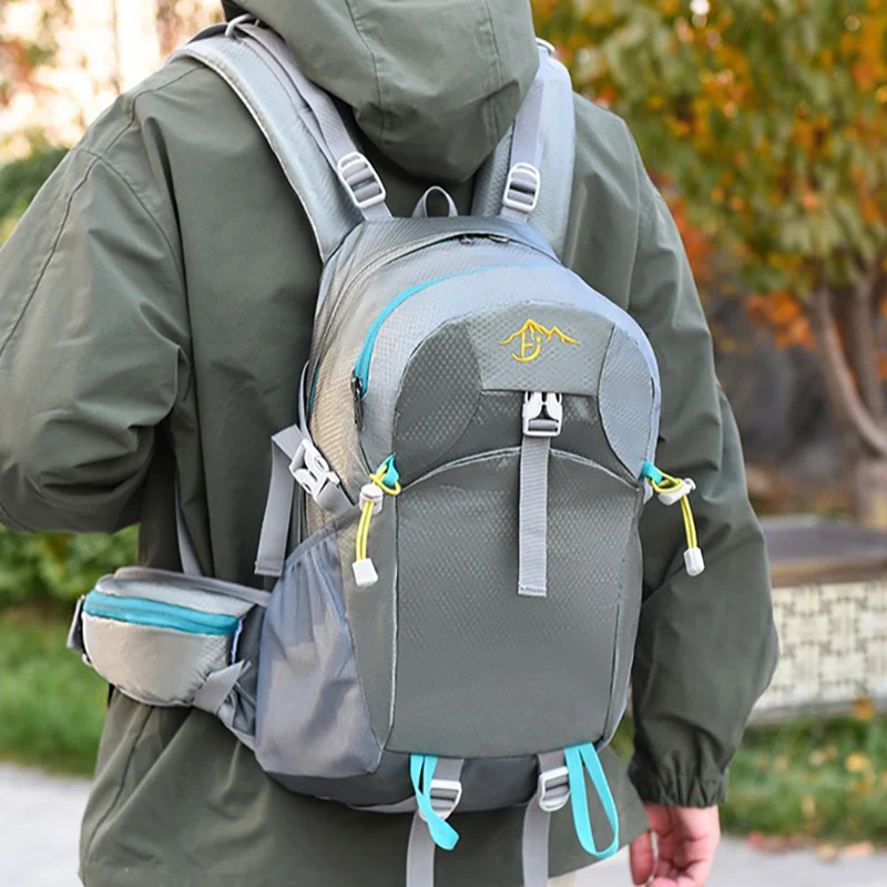 Mochila para acampar y escalar, multibolsillos, senderismo, senderismo, ciclismo, hidratación, mochila de agua, equipaje de viaje al aire libre, mochila deportiva - imagen 2