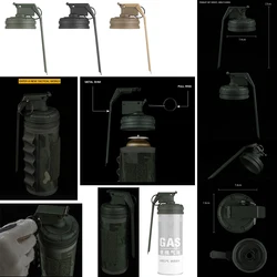 Nueva cubierta decorativa de tanque de Gas largo de caza CS, cubierta de tanque de Gas de Cassette de diseño dividido, cubierta de recipiente de Gas para acampar al aire libre