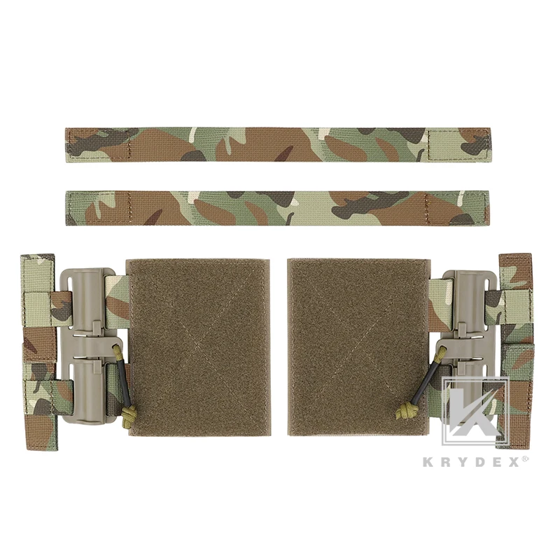 KRYDEX adaptador de tubo de montaje táctico de liberación rápida, conector rápido de hebilla de alta velocidad para portador de placa, chaleco de armadura - imagen 3