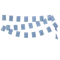 Banderines colgantes Grecia – Poliéster 20x30cm y 14x21cm