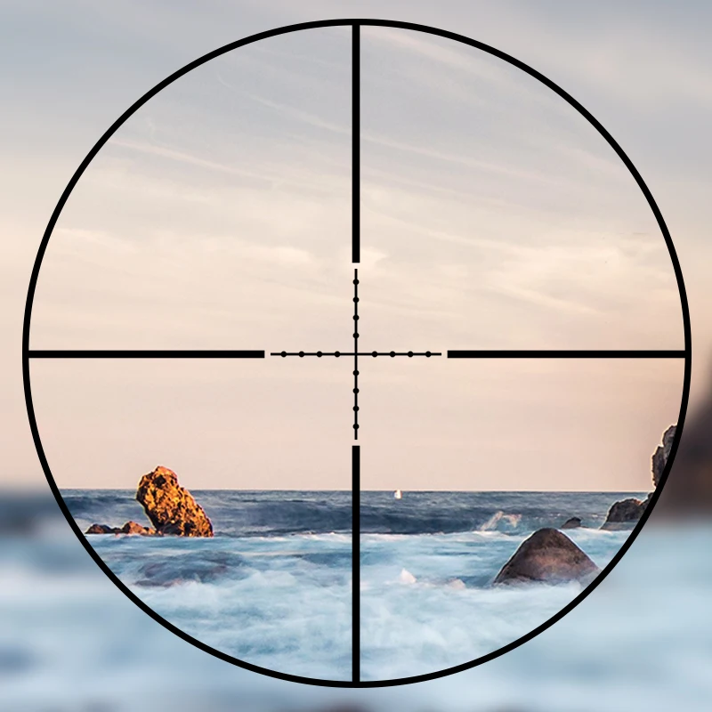 DIANA 6-24x42 AO mira telescópica táctica retícula de punto mira óptica Rifle Scope Airsoft Rifle de francotirador miras de caza nuevo - imagen 5