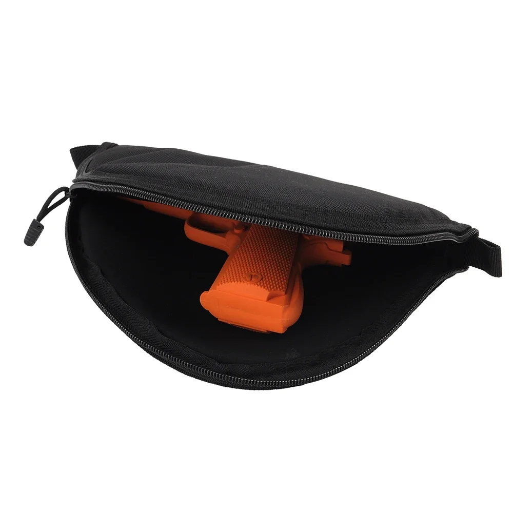Bolsa táctica para pistola Glock 17/18/19/26/43 M9, alfombra para revólver, funda de transporte, estuche de almacenamiento para pistolas compactas - imagen 4