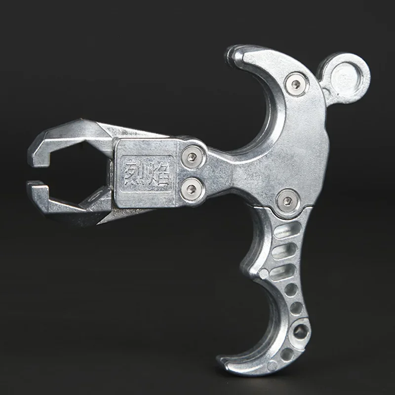 Ayuda de liberación de arco compuesto de 3 dedos, agarre de gatillo de pulgar de aleación de aluminio, rotación de 360 grados para mano izquierda/derecha, accesorios de tiro con arco - imagen 5