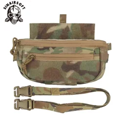 SINAIRSOFT-bandolera de combate táctico, bandolera compacta para el vientre, bolso de hombro de liberación rápida, chaleco integrado, portador de placa Airsoft