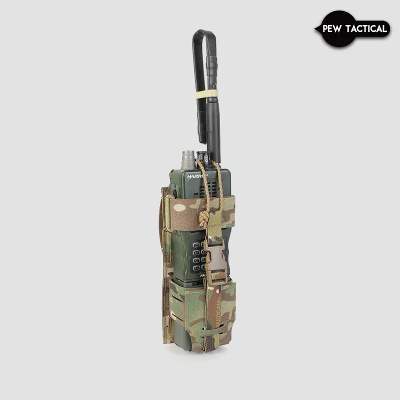 Funda táctica MOLLE para radio PRC152 – Protectora y organizadora - imagen 3