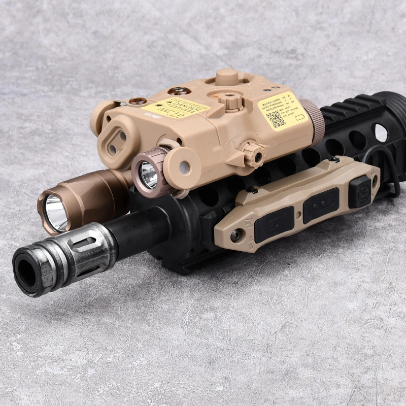 Juego de interruptor táctico PEQ 15 Surefir M600C, linterna de doble función, punto rojo, verde, azul, indicador IR, Airsoft, luz láser de caza - imagen 2