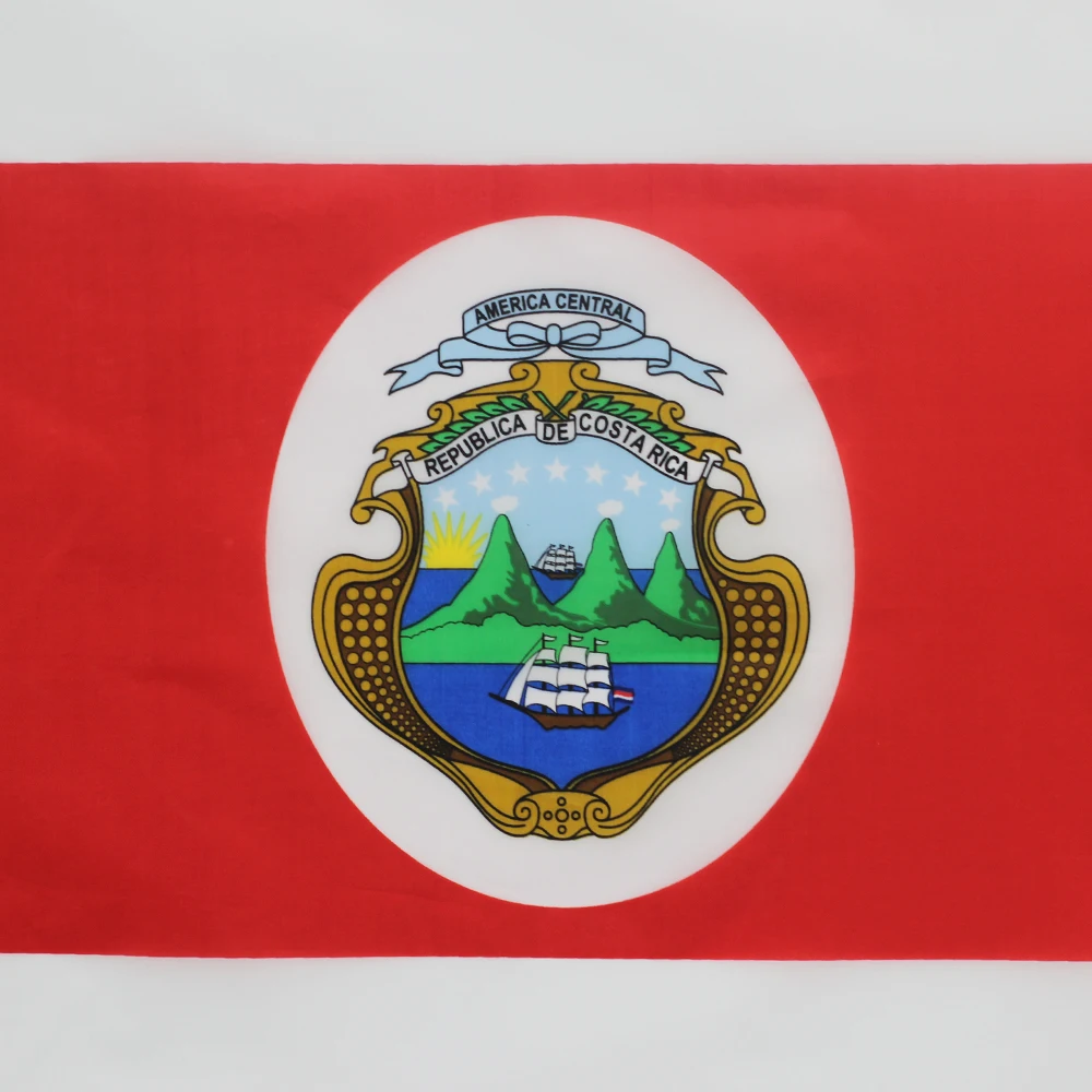 FLAGLINK 90x150CM Costa Rica Guatemala Irán Banderas nacionales para decoración - imagen 2