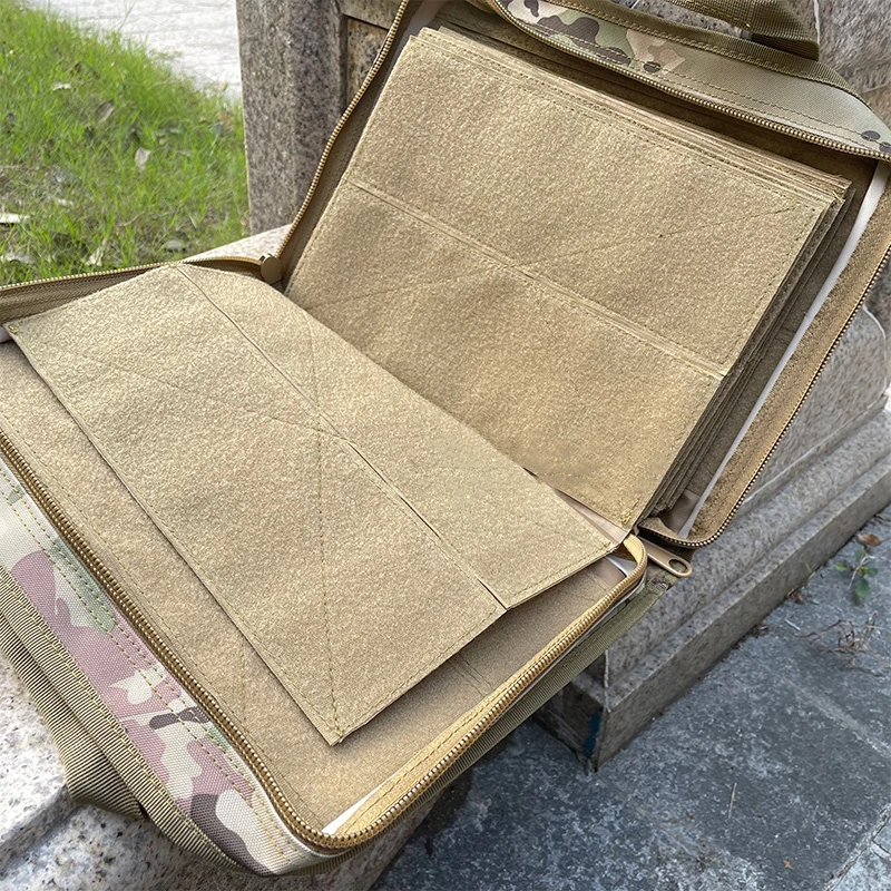 Bolsa de exhibición de almacenamiento de parches de PVC bordado, organizador de insignias tácticas, bolso de mano de gran capacidad, brazalete de colección DIY, 10 páginas - imagen 3