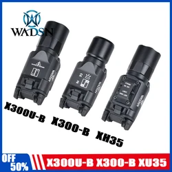 WADSN táctico X300 2024 nuevo Surefir X300U-B XU35 pistola de luz exploradora táctica LED linterna blanca Airsoft colgante linterna estroboscópica