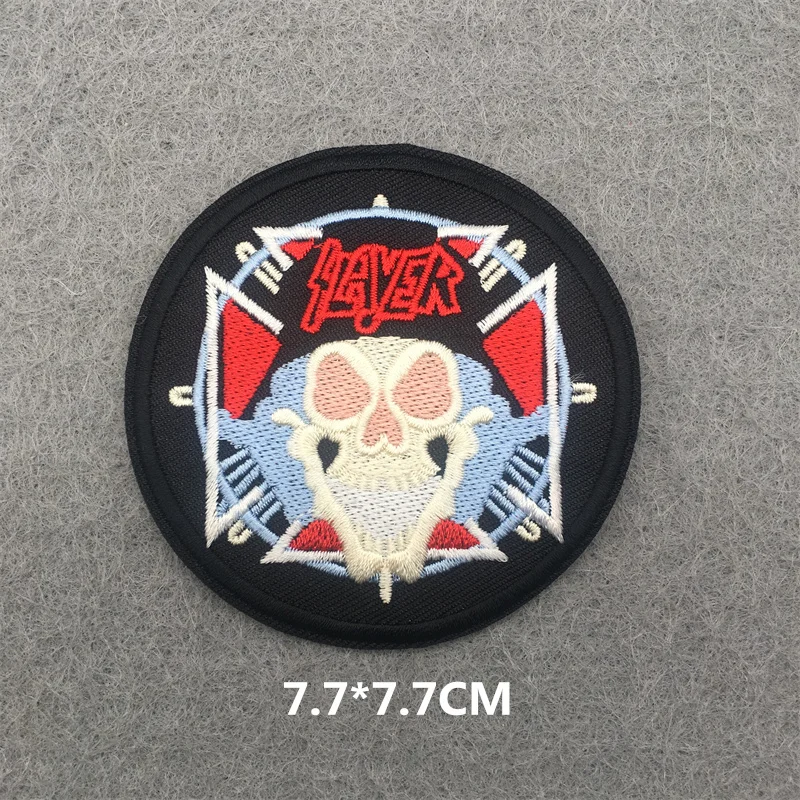 Parches bordados musicales para ropa, banda de ROCK, parches para planchar, pegatinas para ropa, apliques DIY, chaqueta PUNK NO DEAD, rayas - imagen 5