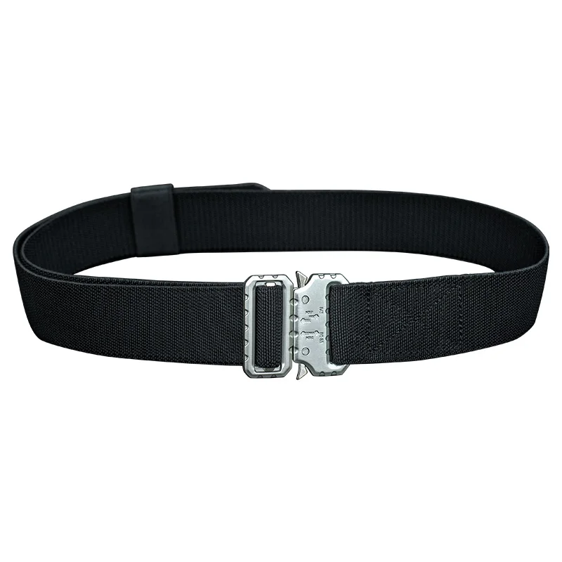 Cinturón táctico con atracción magnética, hebilla magnética, inserción y extracción rápida elástica, ropa de trabajo, cinturón tejido - imagen 5