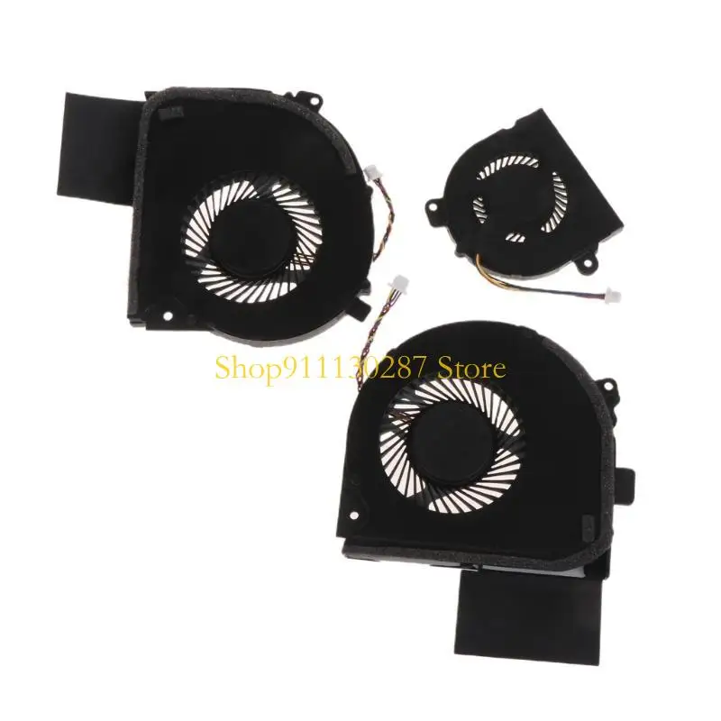 J1HC 1 Juego ventilador refrigeración CPU 12V para radiadores ordenador portátil para rog GL703 GL703GS GL703GM - imagen 4