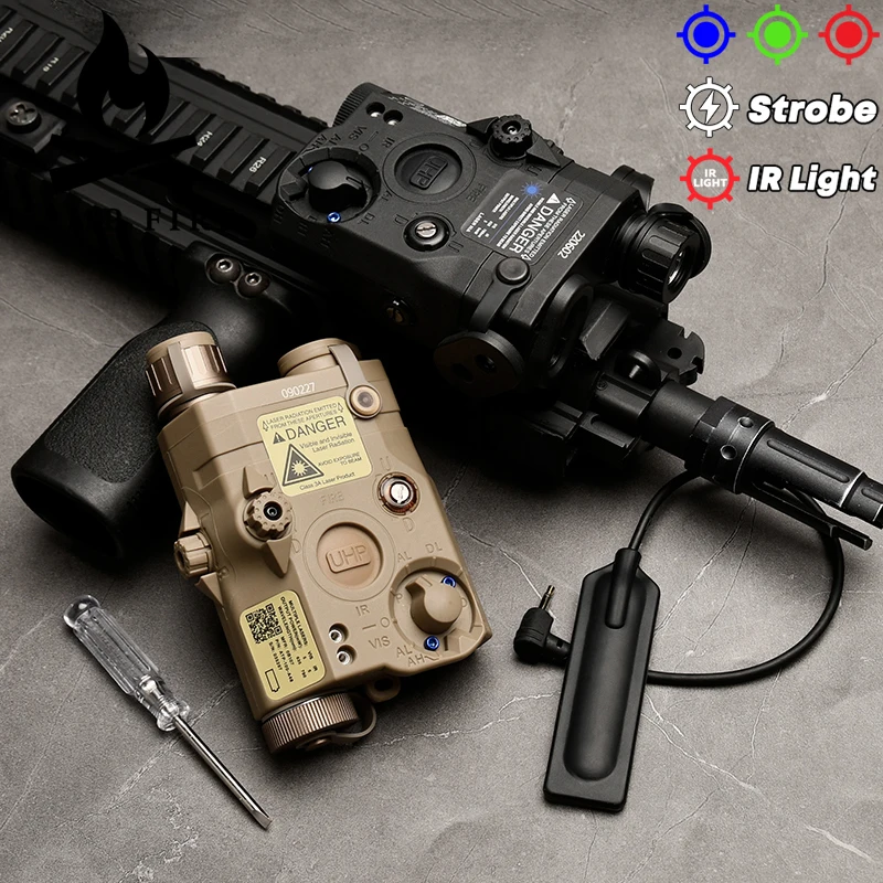 PEQ 15 UHP Surefire M300A M600C linterna AXON interruptor de función de Control Dual compatible con lámpara de Camping de riel de 20MM