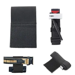 Soporte de bolsa de torniquete elástico táctico para chaleco, portador de placa, aparejo de pecho, gancho y bucle, soporte de almacenamiento de torniquete seguro