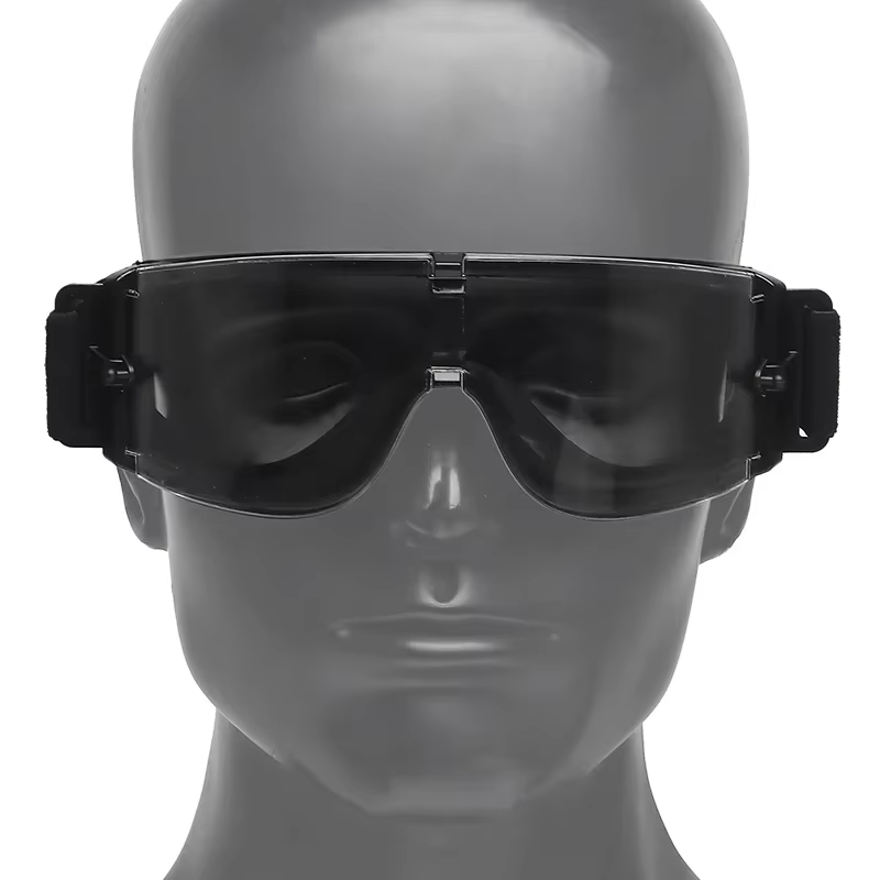 Gafas tácticas de tiro para paintball y antiviento con casco - imagen 2