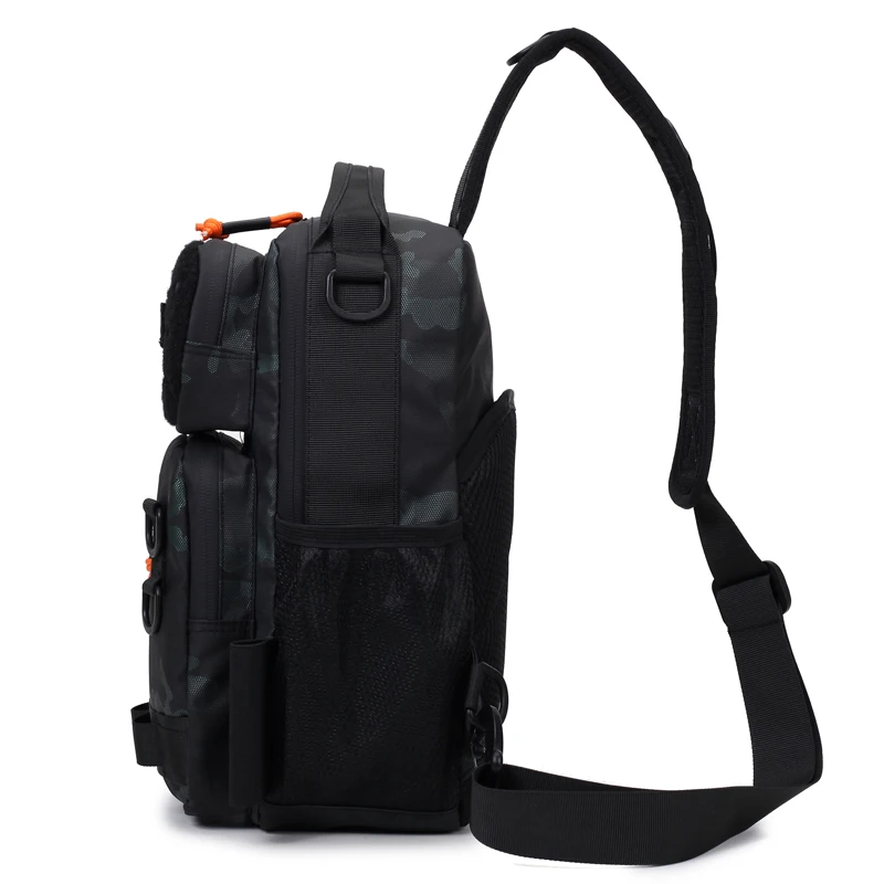 Bolsa de pecho para acampar, mochila táctica para hombre, deporte, hombro, senderismo al aire libre, escalada, ciclismo, pesca, viaje, riñonera MOLLE - imagen 5