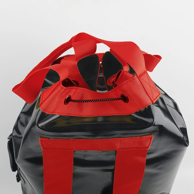 Bolsa de cuerda de escalada de 30L/45L/55L, equipo de exploración de cuevas al aire libre, almacenamiento, resistente al desgaste, mochila para rappel en cascada de rescate - imagen 5