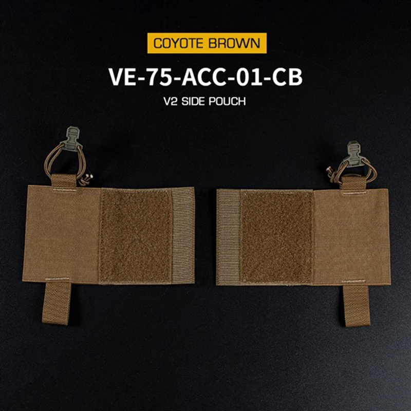 Soporte de Radio táctico, paquete lateral, bolsa elástica Mag Molle Compatible con tiro de caza Airsoft - imagen 4