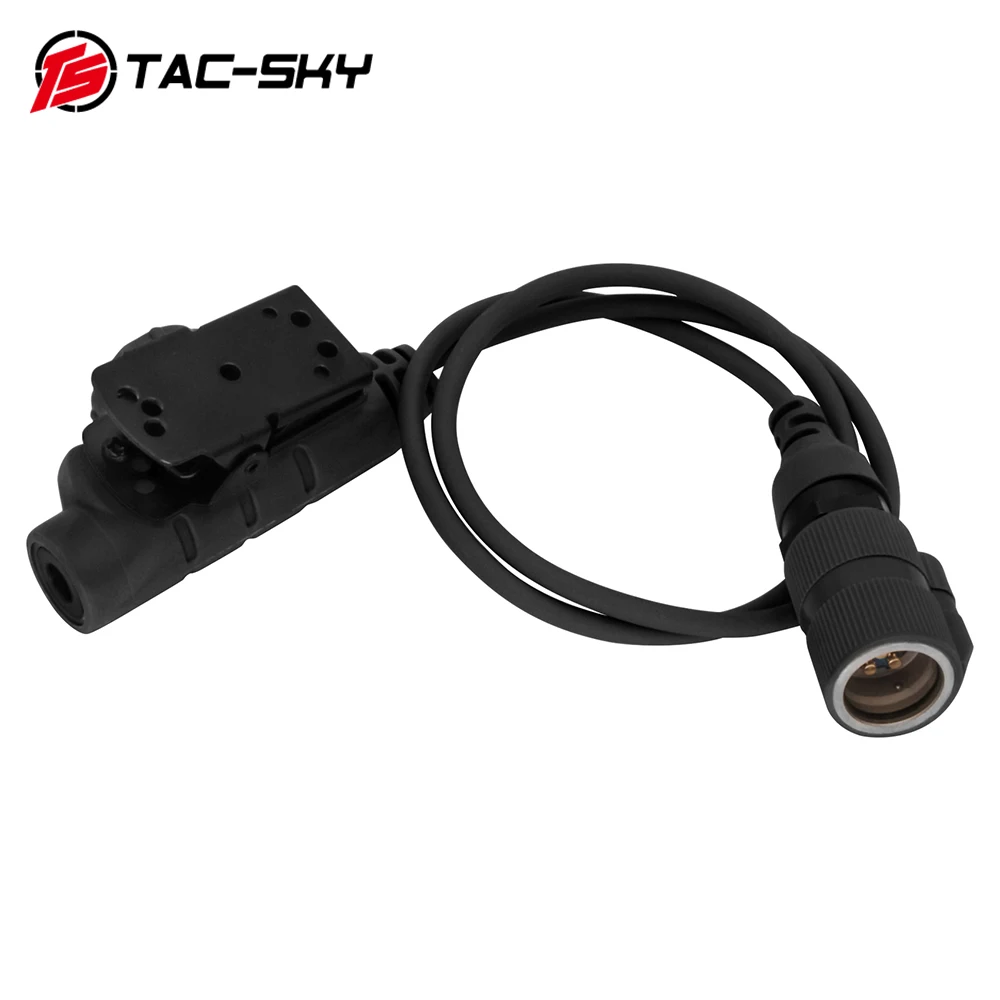 TAC-SKY U94 V2 6Pin PTT táctico tiro caza adaptador de auriculares para AN/PRC 152 \ 148 Walkie Talkie táctico - imagen 4