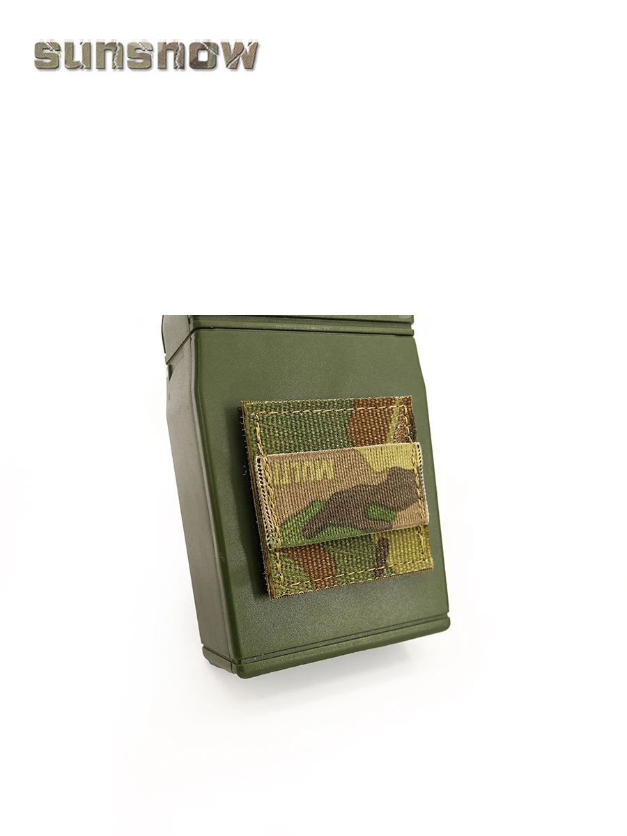 Parche de amarre de material de alambre de cuerda de ventilador militar, auriculares tácticos para casco, Parche de amarre de teléfono satelital - imagen 3