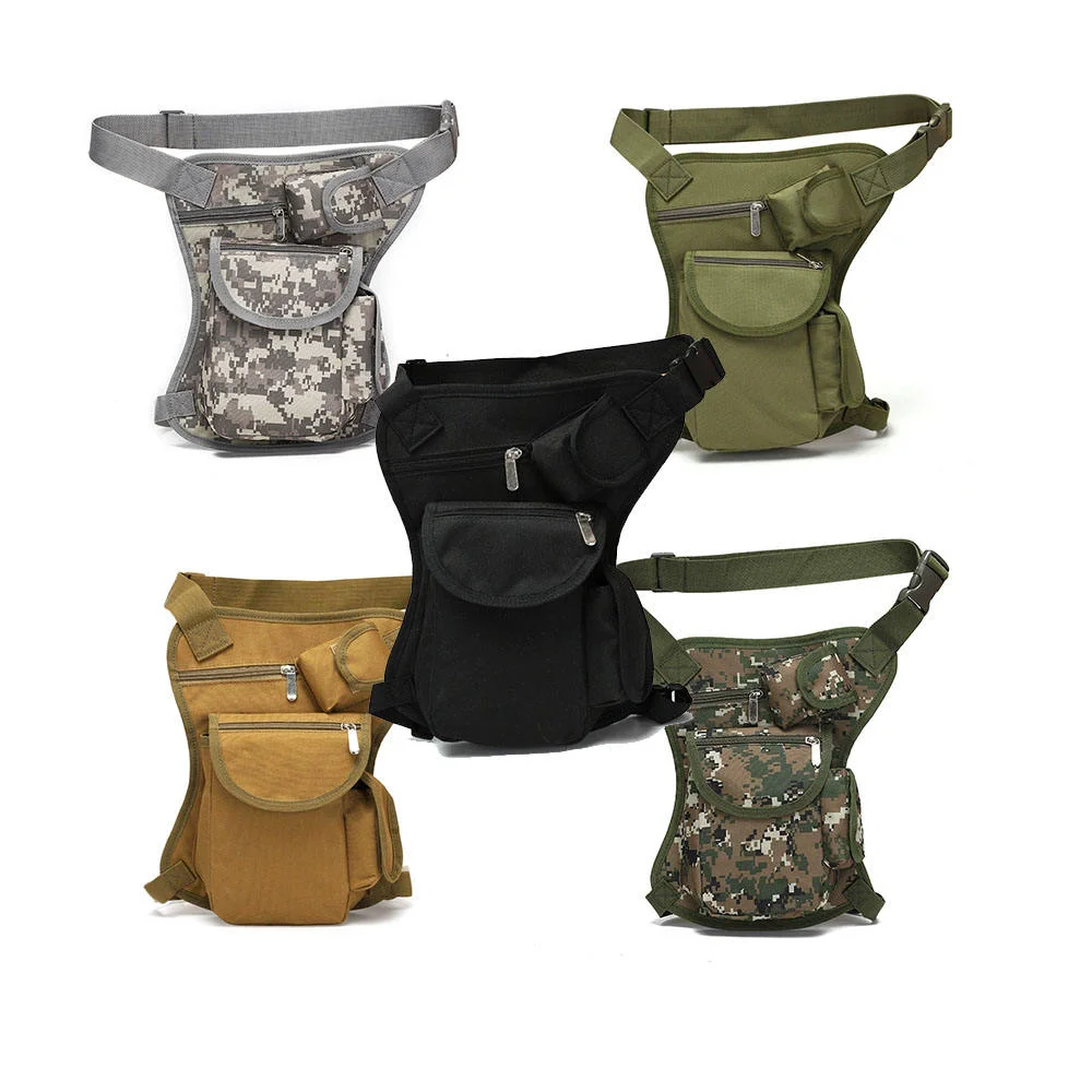 Riñonera deportiva táctica para hombre, riñonera con cremallera, bolsa para pierna caída, bolsa para bicicleta al aire libre, ciclismo, muslo, motocicleta, bolsa para pierna de carreras - imagen 2