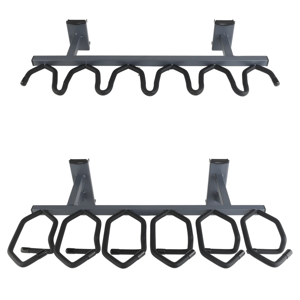 Gancho en forma de J de Metal para almacenamiento de garaje, herramienta de recubrimiento en polvo, gancho de organización, pista de pared apta para cobertizo de utilidad de taller - imagen 3
