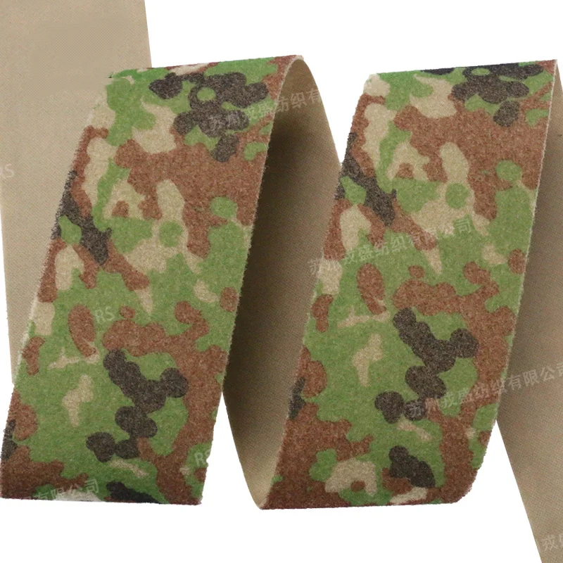 Correa de cierre de bucle de camuflaje japonés JSDF de 10cm de ancho, cinta adhesiva mágica sin pegamento, mochilas, chaleco, gorra, accesorios de costura - imagen 3