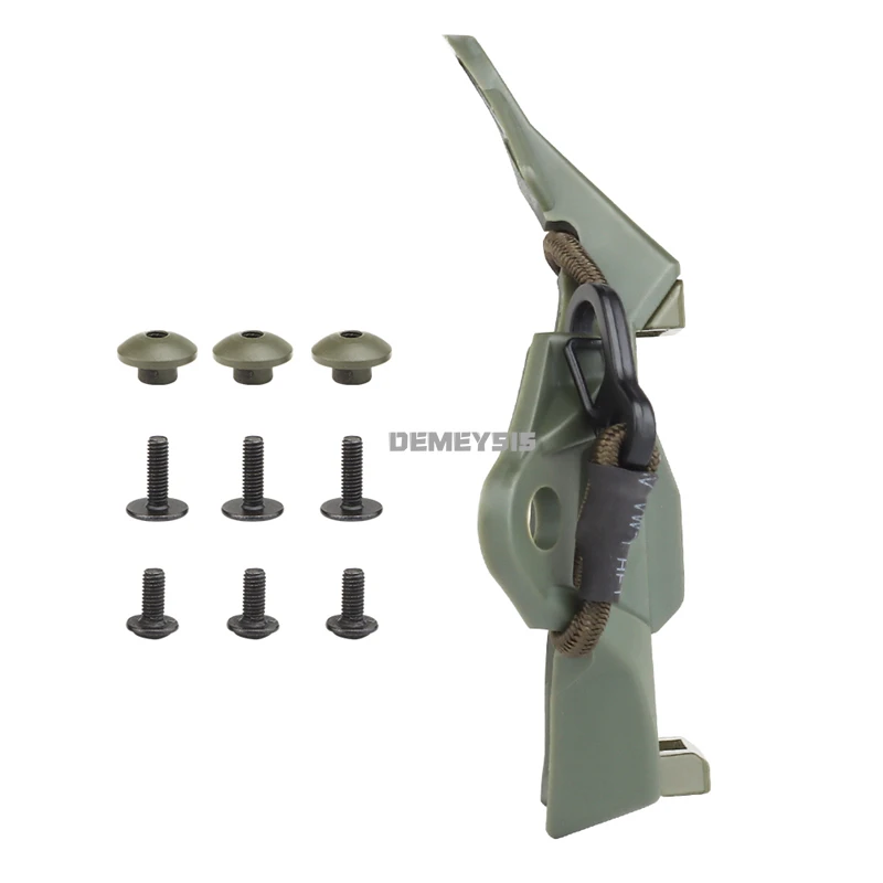 Adaptador de montaje de casco táctico rápido NVG, cubierta de visión nocturna, soporte de aluminio NVG para cascos FAST MICH AF Wendy - imagen 4