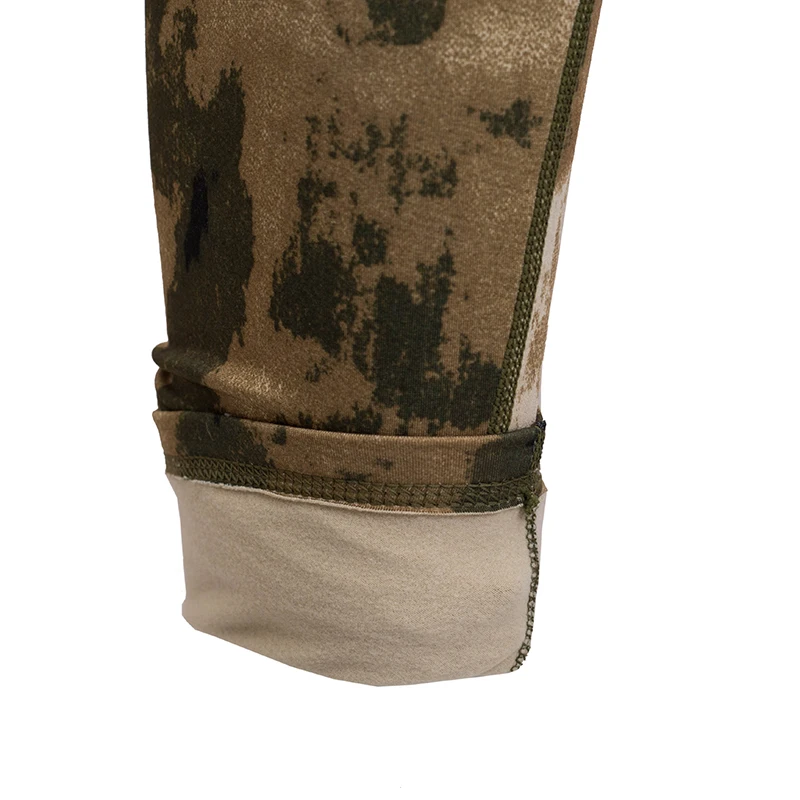 Conjunto de ropa interior térmica para hombre, Camisa larga elástica antimicrobiana, traje de camuflaje, Calzoncillos largos cálidos para Fitness, Invierno - imagen 5