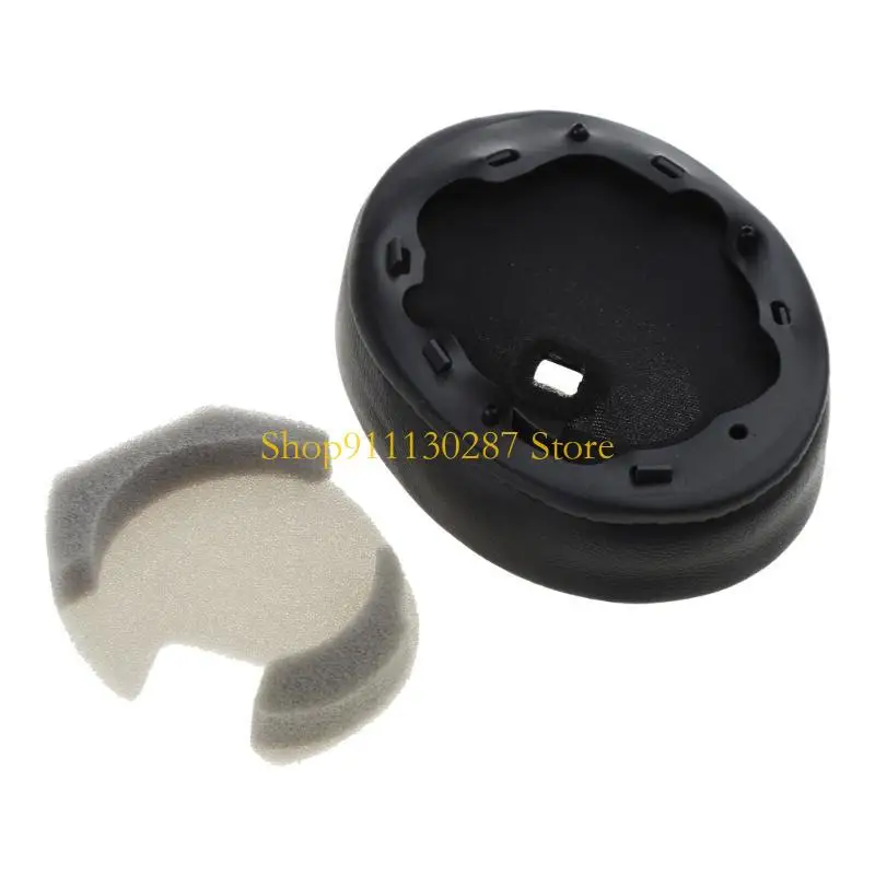 Almohadillas para los oídos J1HC repuesto para auriculares supraaurales cuero PU suave WH-1000XM4 - imagen 3