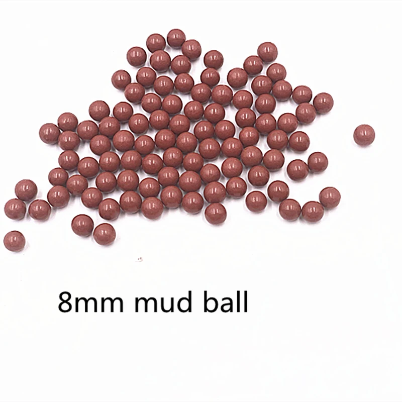 Tirachinas de bola de arcilla dura de 8mm, bala de práctica de tiro especial para caza al aire libre, uso apto para principiantes - imagen 3