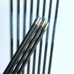 Flechas de carbono 30" con paletas pavo 3" 80gr caza arco recurvo