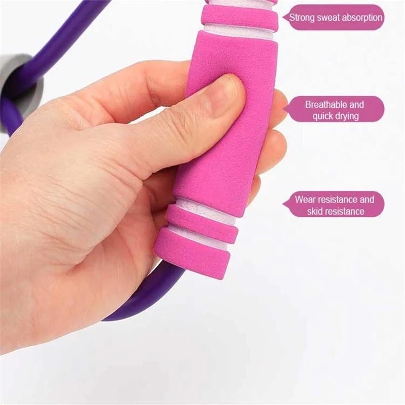 Expansor de pecho de ocho palabras, dispositivo de belleza para la espalda, cuerda de tracción elástica, equipo de Yoga para Fitness en el hogar, expansor de pecho de dos colores - imagen 5