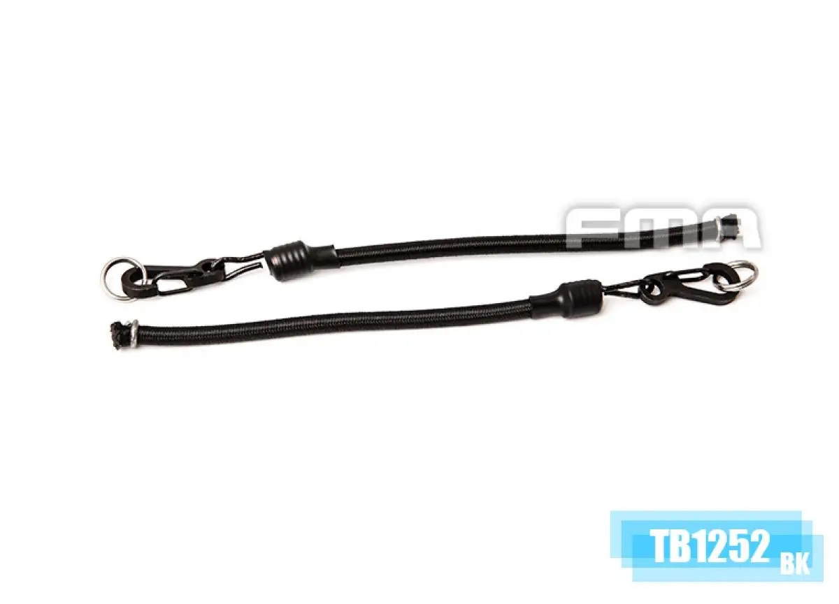 FMA táctico Bungee banda de goma cuerda gancho fijo casco NVG hebilla TB1252 - imagen 5