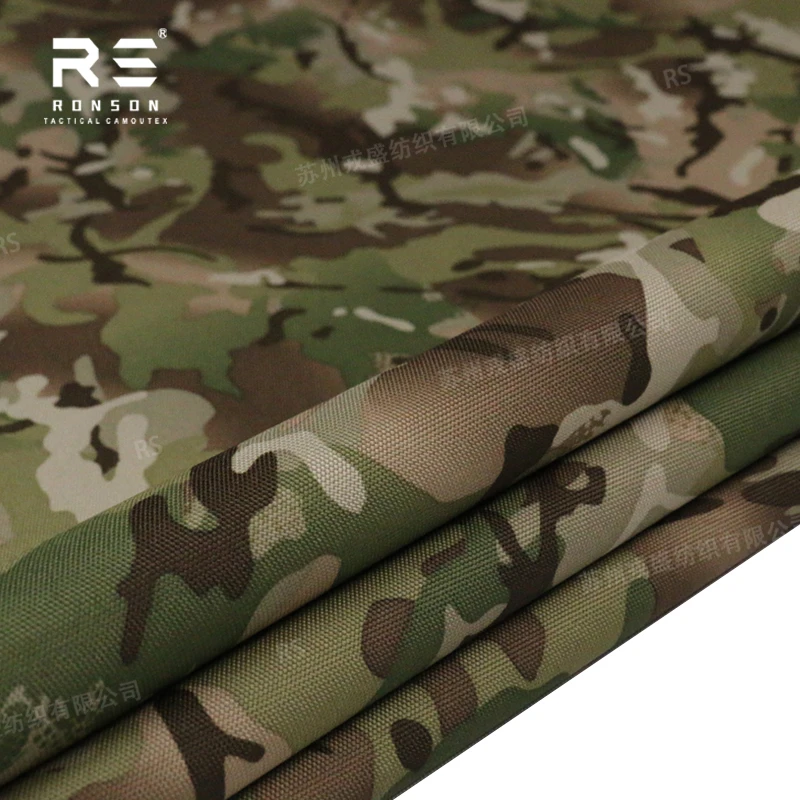 BT-P camuflaje 600D poliéster tela oxford recubierto de PVC impermeable resistente al desgaste camiseta interior táctica tela de tienda de campaña - imagen 3