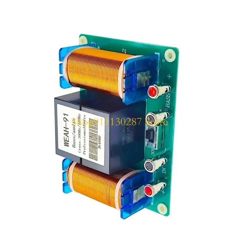 J1HC 1000/2500W Divisor cruce Divisor Bass Subwoofer Componente Filtro altavoz - imagen 3