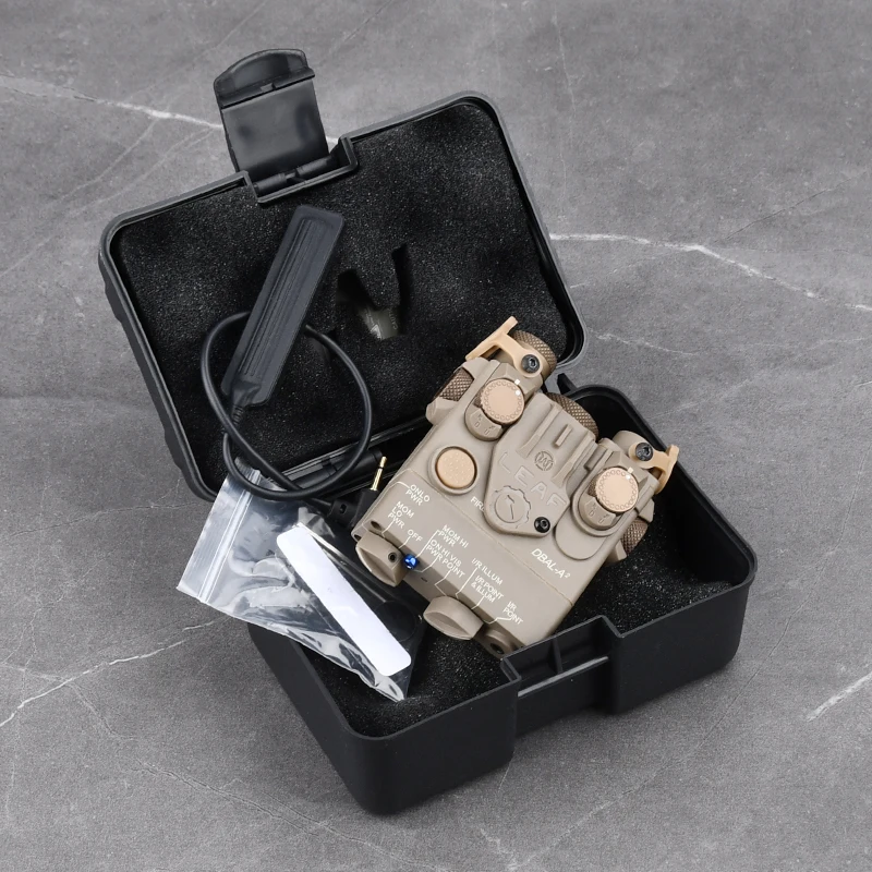 WADSN Airsoft táctico DBAL A2 láser punto rojo verde azul indicador IR lente LED luz blanca estroboscópica arma de caza linterna - imagen 2