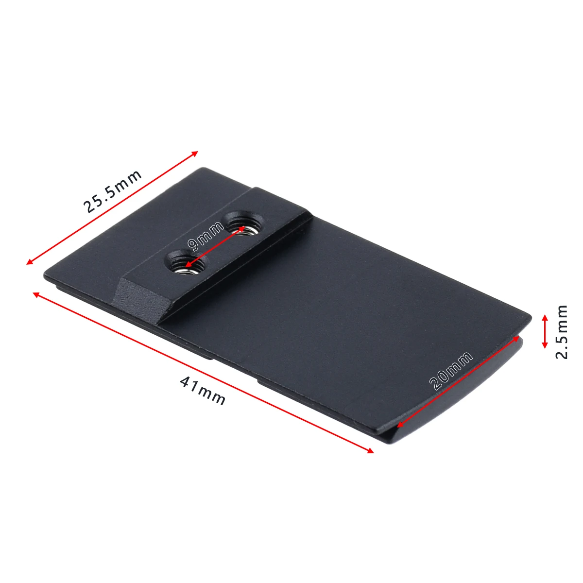 Soporte de placa adaptadora de punto rojo óptico 509T para Glock 17 19 26 34 35 (no MOS) Compatible con caza táctica de alcance de punto rojo 509T - imagen 5