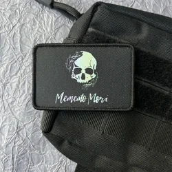 Parche Memento Mori gancho y bucle – Táctico adhesivo