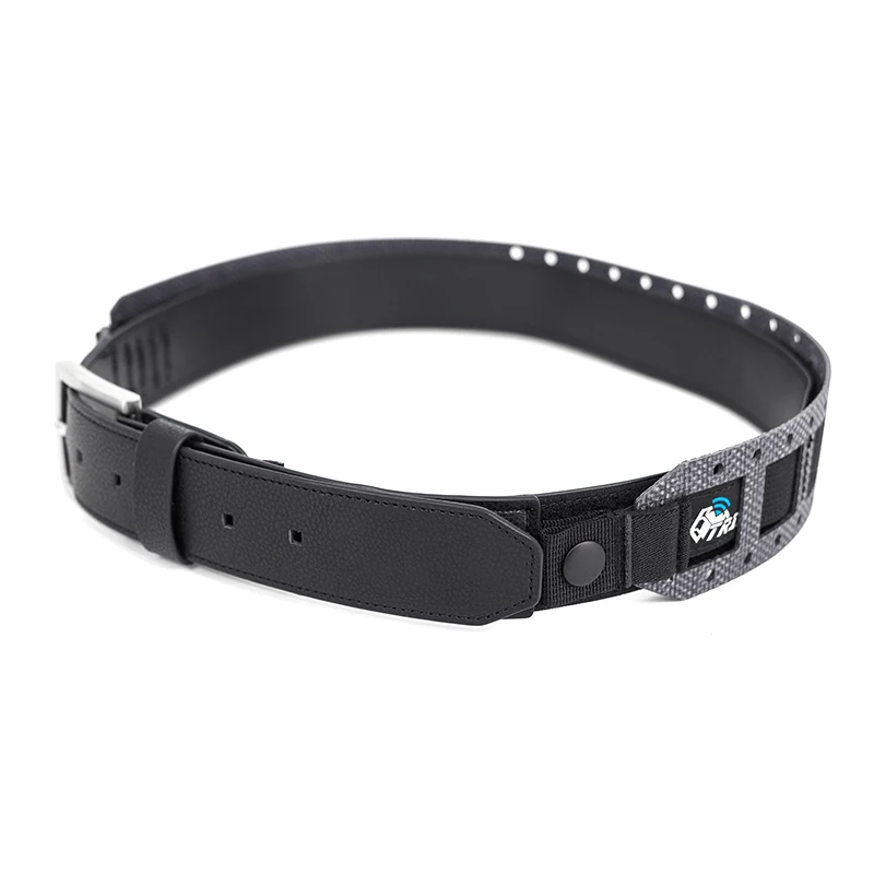 Cinturón interior/exterior de piel de vaca de servicio táctico de bajo vis con módulos desmontables MOLLE - imagen 2