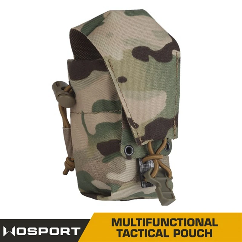 Cinturón táctico de caza al aire libre, bolsa para walkie-talkie MOLLE, bolsa multifuncional, bolsa Edc - imagen 2