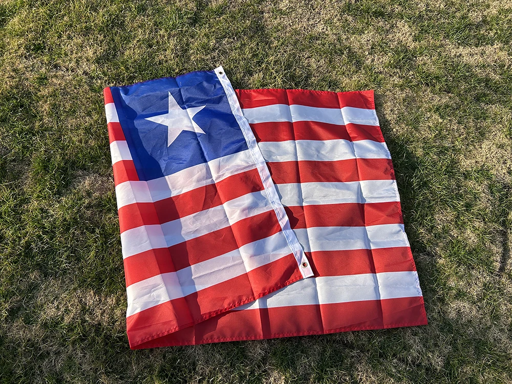 Bandera nacional de Liberia – Poliéster calidad superior para decoración - imagen 5