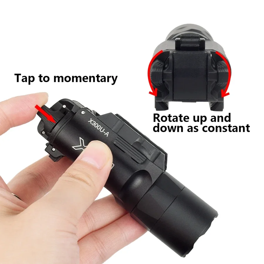 Surefire X300U Linterna Táctica IR con Interruptor Doble para GLOCK - imagen 5