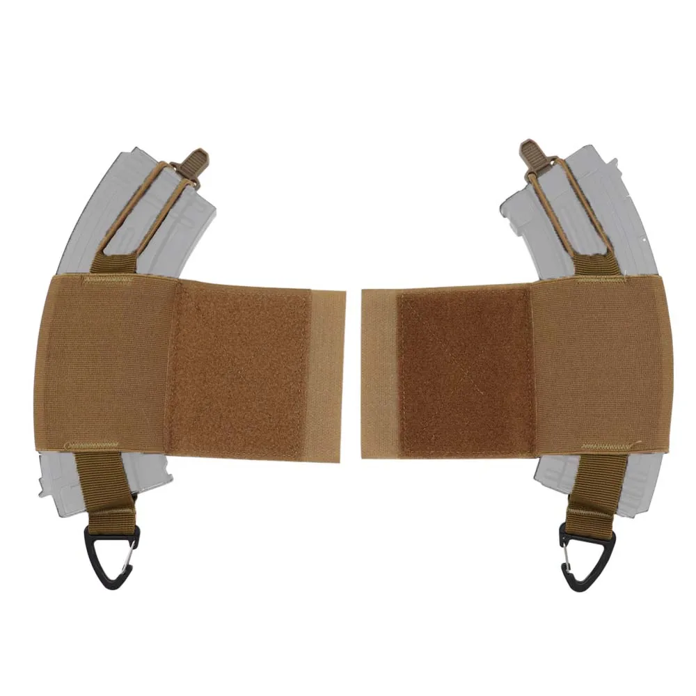 Soporte táctico elástico para Walkie Talkie, funda para Rifle, revista, chaleco, bolsa lateral para caza, gancho Airsoft para fácil transporte - imagen 2