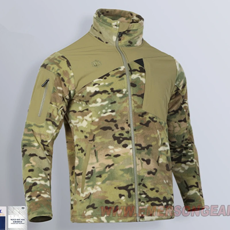Emersongear Chaqueta táctica polar Multicam cortavientos y cálida - imagen 4