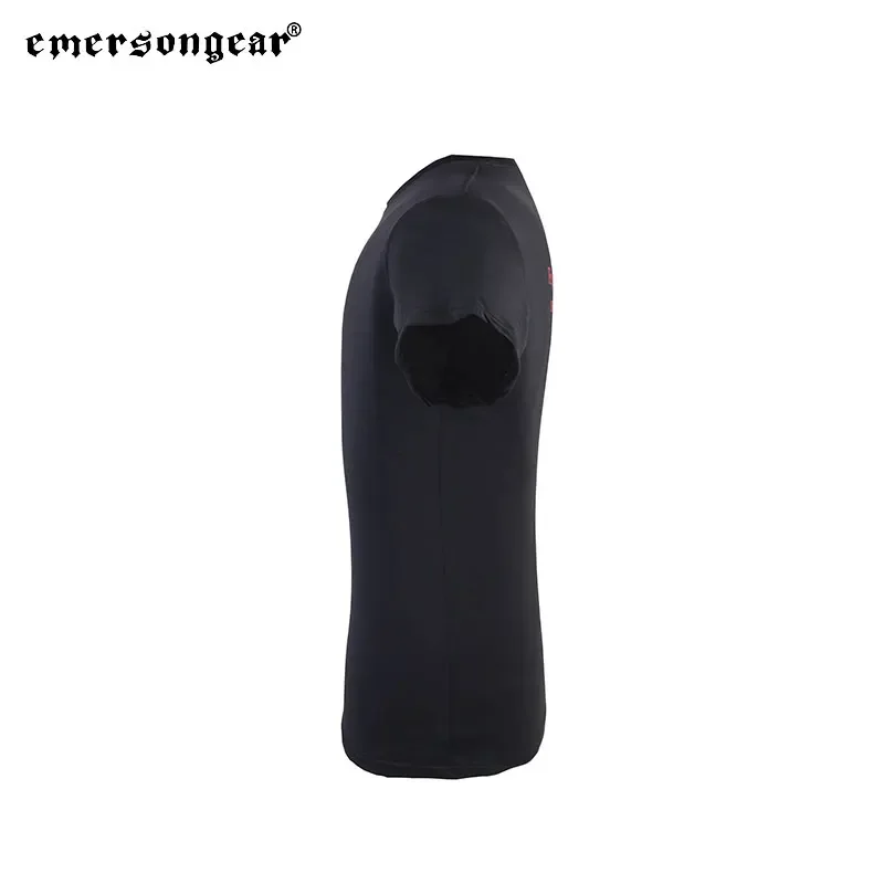 Emersongear-Camiseta táctica absorbente de sudor, camiseta que absorbe el sudor, pantalones cortos de manga para correr, ciclismo, senderismo al aire libre - imagen 2