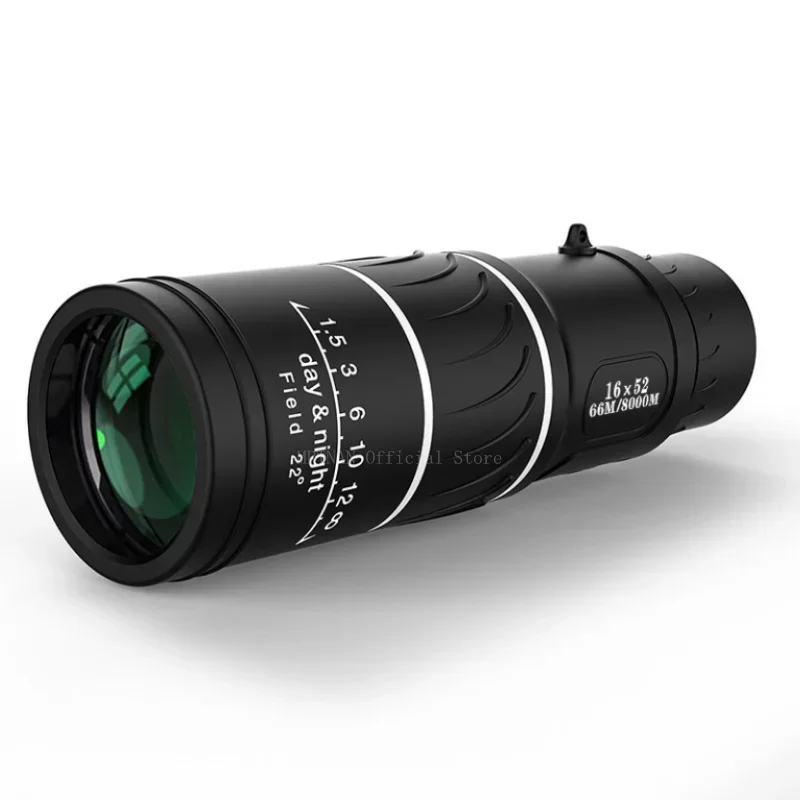 Potente telescopio Monocular 16x52, binoculares con Zoom, telescopio nocturno de largo alcance para acampar al aire libre, observación de aves - imagen 2