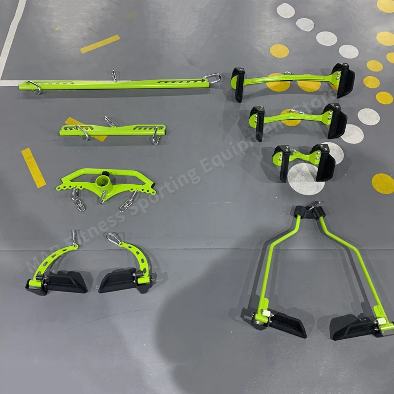Barra de poleas ajustable con ocho combinaciones