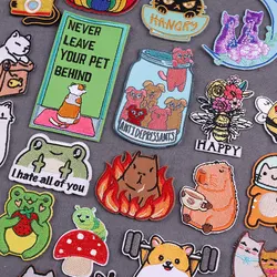 Parche termoadhesivo Capybara – Bordado para mochila o chaleco táctico