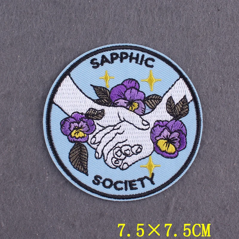 Parche de Tarot, parches para planchar para ropa, parches bordados para el feminismo, palabras DIY, parches para ropa con insignias de hierro - imagen 4